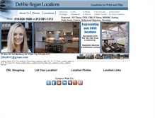 Tablet Screenshot of debbiereganlocations.com